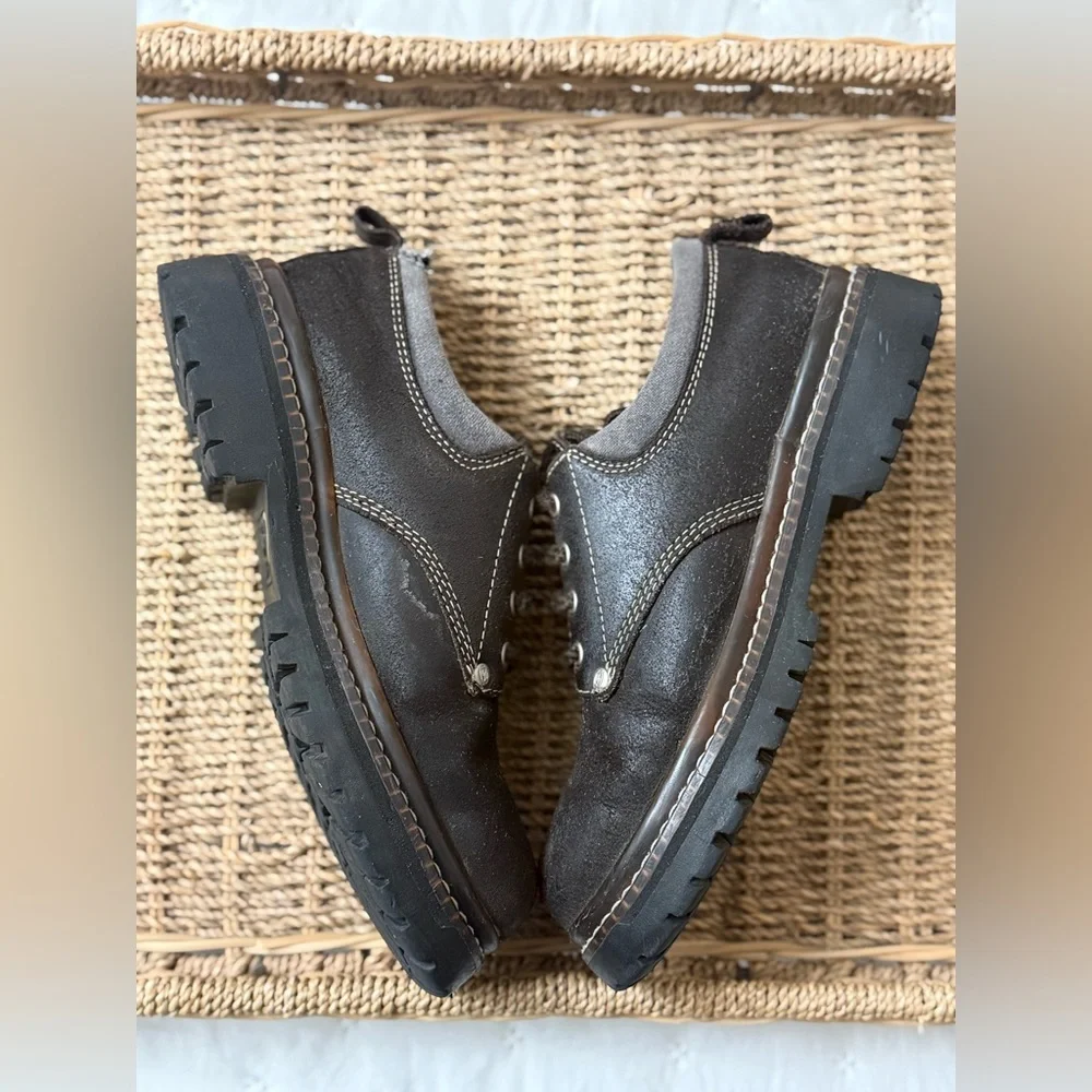 Vintage Skechers Y2K 90's Brown Platform Chunky Oxford Shoe's Women’s Size 8